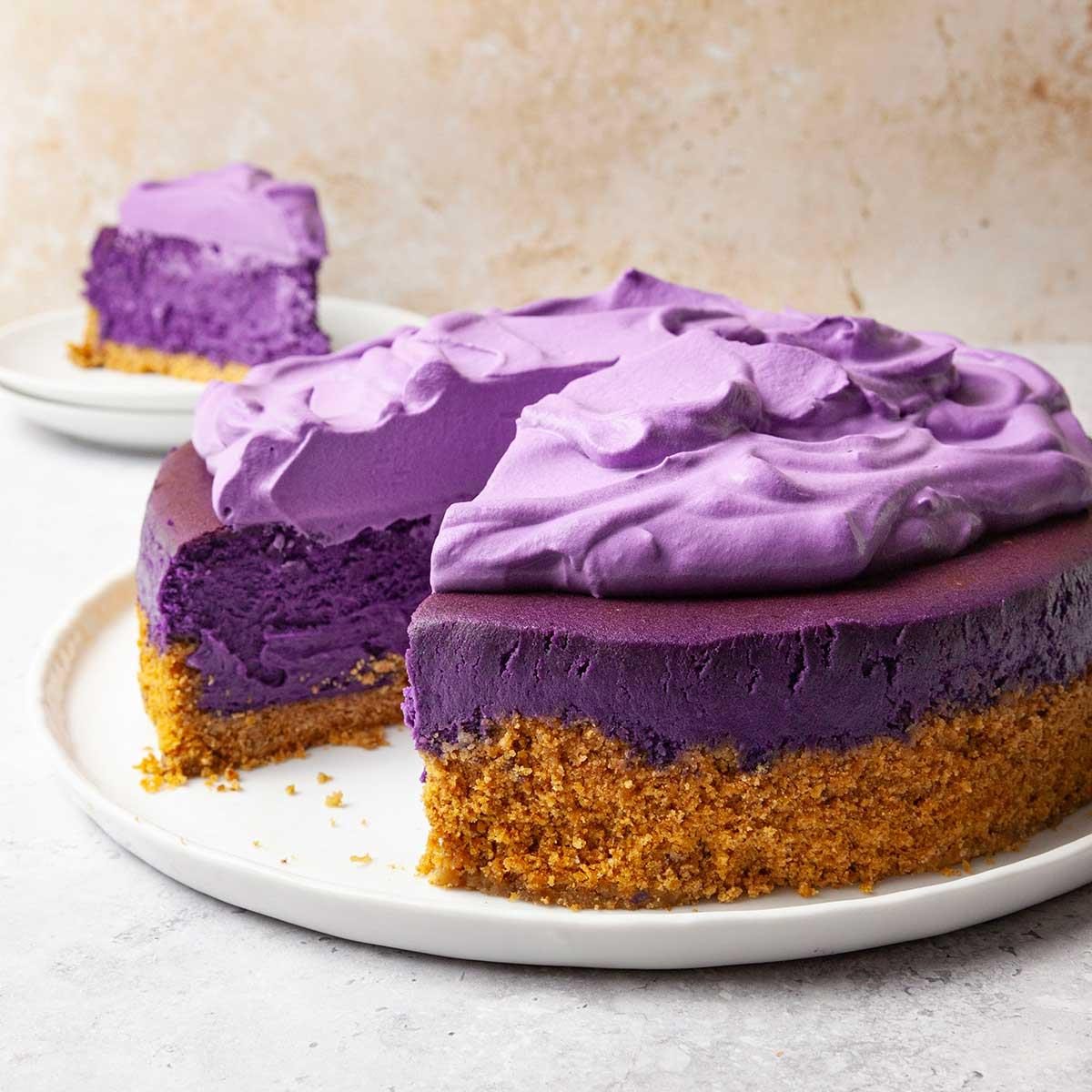 Ube Cheesecake Italiano